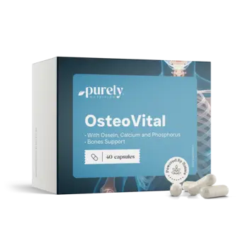 OsteoVital – komplex oseínu, vápniku a fosforu, 40 kapsúl