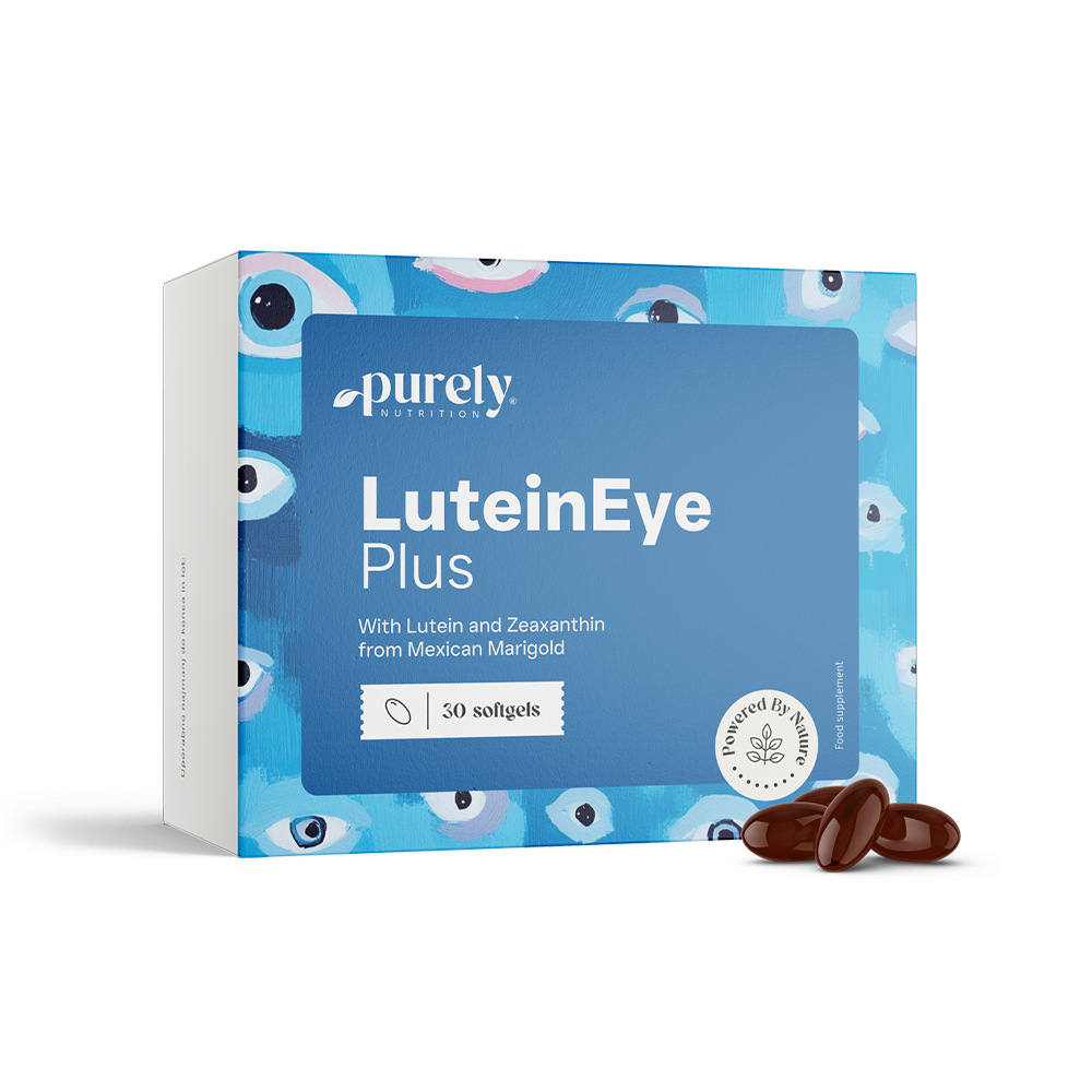 LuteinEye Plus - komplex s luteínom a zeaxantínom.