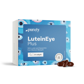 LuteinEye Plus – komplex s luteínom a zeaxantínom, 30 mäkkých kapsúl