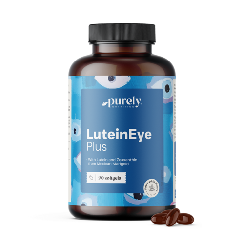 LuteinEye Plus – komplex s luteínom a zeaxantínom, 90 mäkkých kapsúl