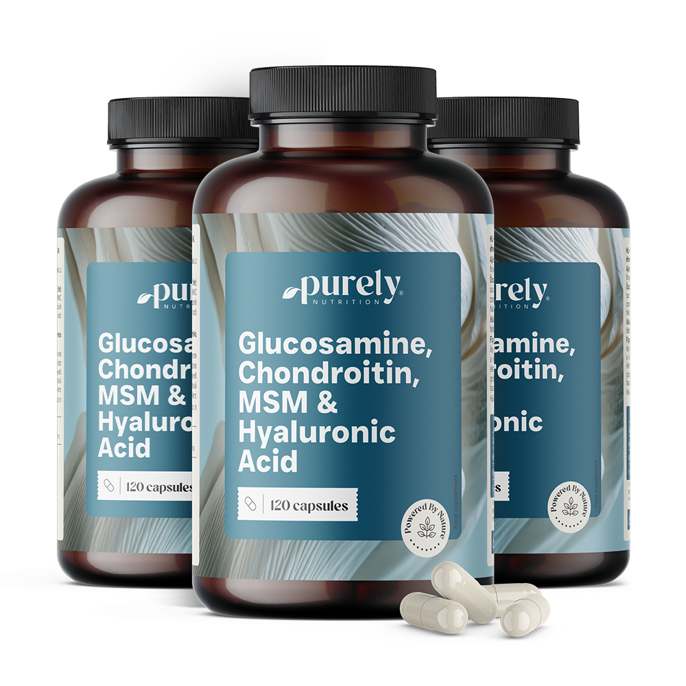 Glukozamín, chondroitín, MSM a hyaluronová kyselina