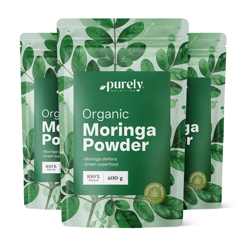 BIO Moringa vo forme prášku.