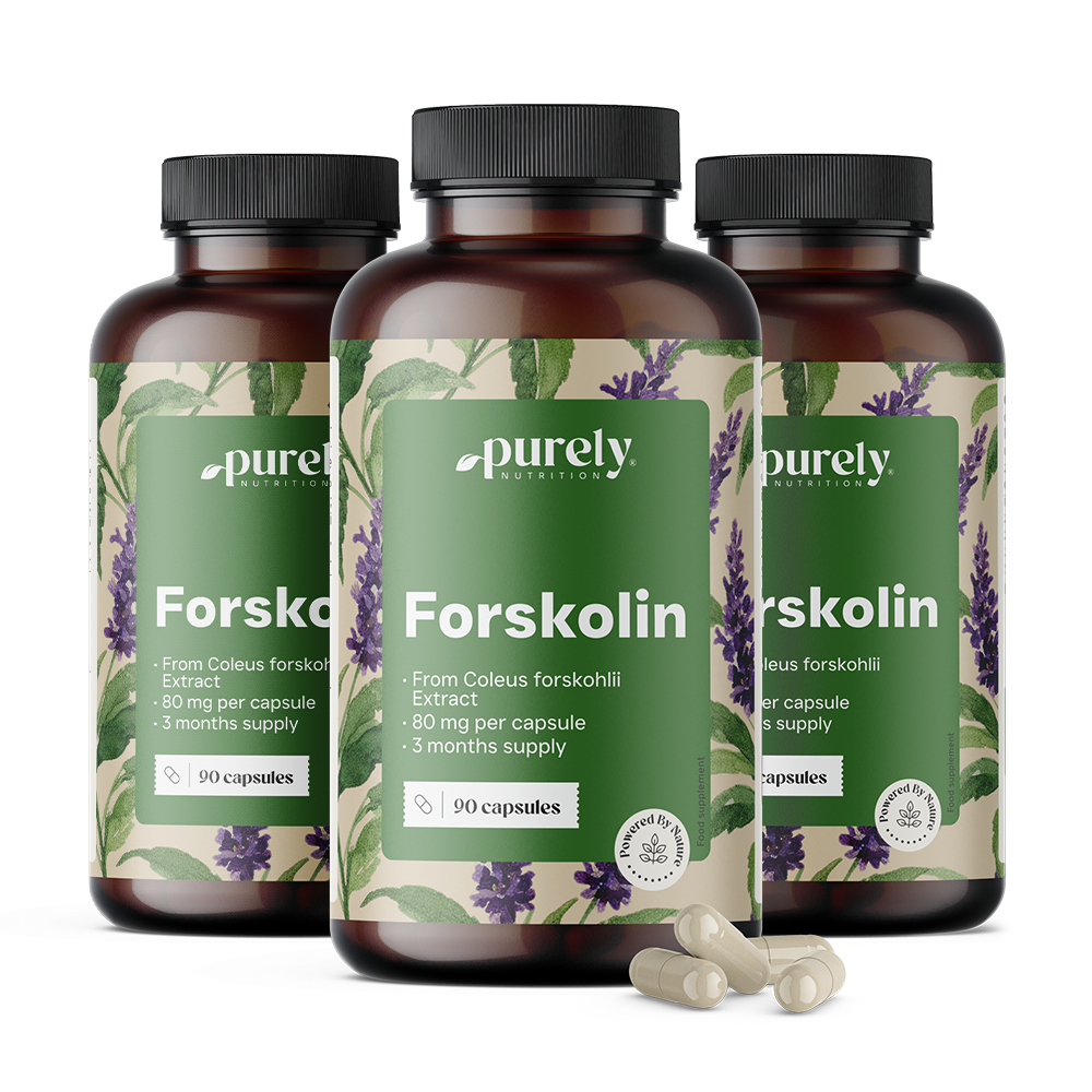 3x Forskolin 80 mg, spolu 270 kapsúl