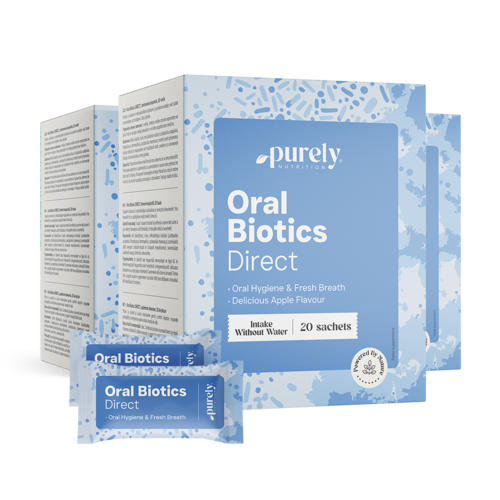 3x Oral Biotics DIRECT, spolu 60 vrecúšok