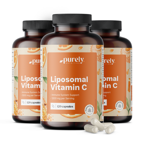 3x Lipozomálny vitamín C 1200 mg, spolu 360 kapsúl